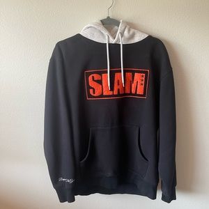 Slam basketball highlight channel hoodie.